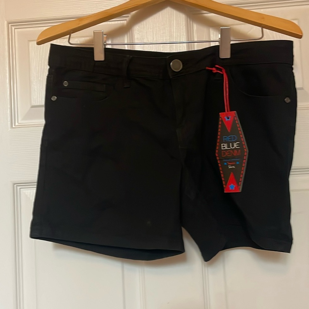Red Blue Denim American Standard Superior Shorts black size 9/10